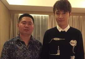 广州焦点与明星合影